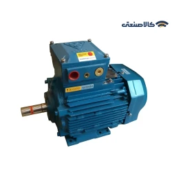 الکتروموتور د انفجار موتوژن سه فاز 7.5 اسب 5.5 کیلووات پوسته چدنی 3000 دور
